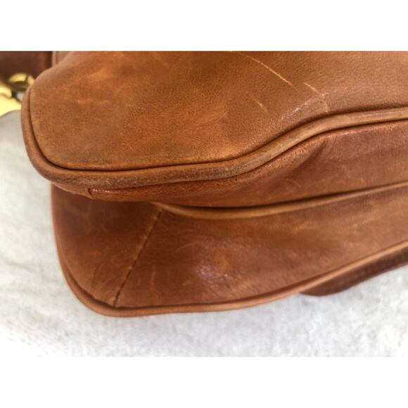 TORY BURCH STUDDED SADDLE BAG PURSE MESSENGER (500 - Picture 11 of 15